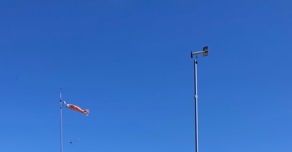 Pioupiou et manche à air au décollage de Claret